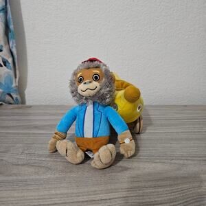 YOTTOY Richard Scarry Bananas Gorilla Soft Toy Plush  Busytown Bananamobile